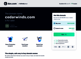 Cedarwinds.com