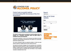 Centerforalcoholpolicy.org