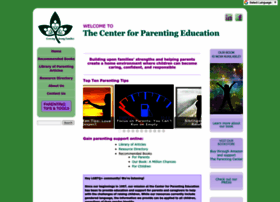 Centerforparentingeducation.org