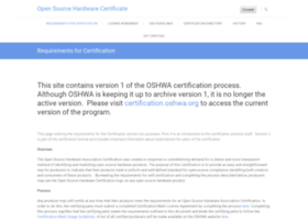 Certificate.oshwa.org