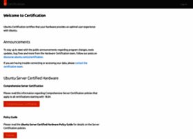 Certification.canonical.com
