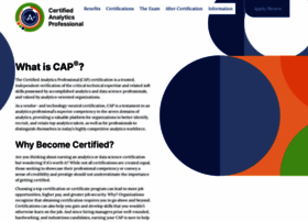 Certifiedanalytics.org
