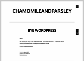 Chamomileandparsley.wordpress.com