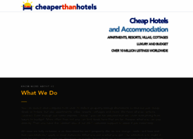 cheaperthanhotels.com