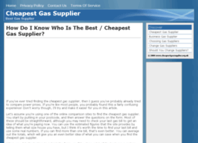 cheapestgassupplier.org.uk