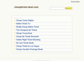 cheapticket-deal.com