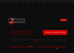 Cheaterregistry.com