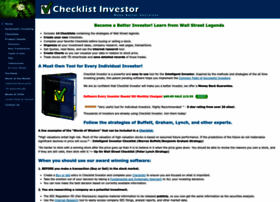 Checklistinvestor.com