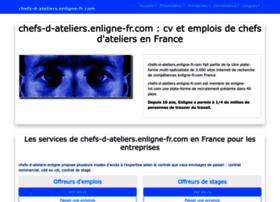 chefs-d-ateliers.enligne-fr.com