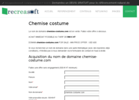 chemise-costume.com