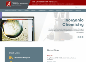Chemistry.ua.edu