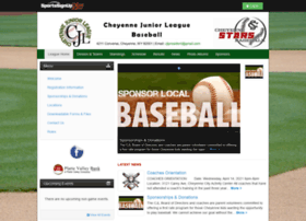 Cheyennejuniorleaguebaseball.siplay.com