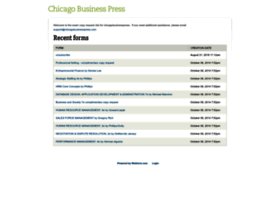 Chicagobusinesspress.webform.com