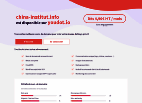 China-institut.info