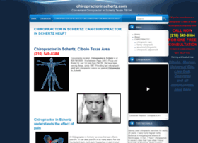 chiropractorinschertz.com