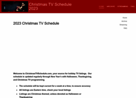 Christmastvschedule.com