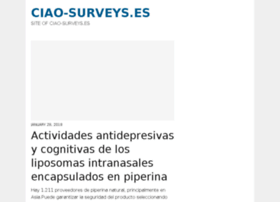 ciao-surveys.es