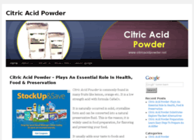 citricacidpowder.net
