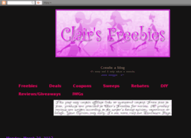 Clairsfreebies.blogspot.com