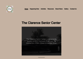 Clarenceseniorcenter.org