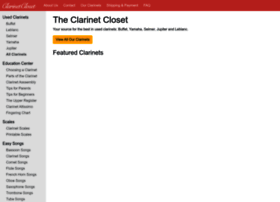 Clarinetcloset.com