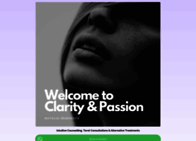 Clarityandpassion.com