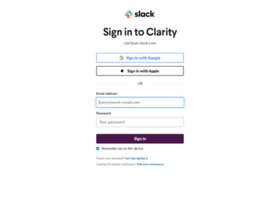 Clarityye.slack.com