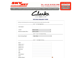 Clarks.skynetworldwide.com