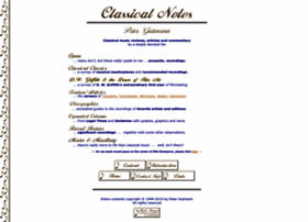 Classicalnotes.net