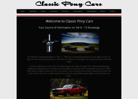 classicponycars.com