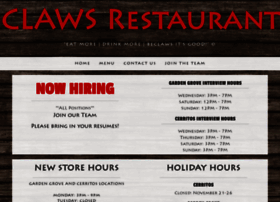 Clawsrestaurant.com