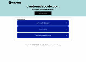 claytonadvocate.com