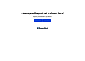 Cleanupcreditreport.net