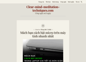 clear-mind-meditation-techniques.com