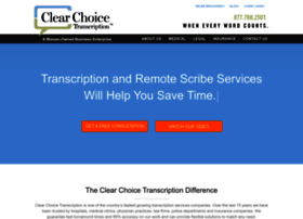clearchoicetranscription.com