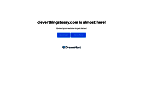 cleverthingstosay.com