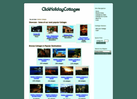 clickholidaycottages.co.uk