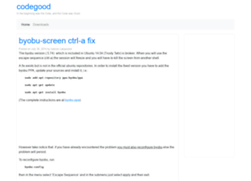 Codegood.com