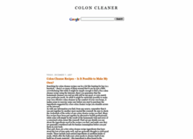 Colon-cleaner.blogspot.com