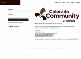 Coloradocommunity.ccbchurch.com