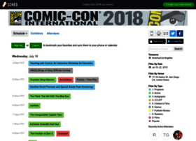 Comiccon2018.sched.com