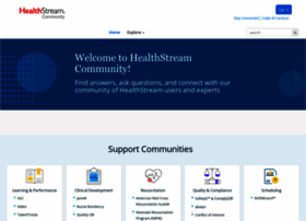 Community.healthstream.com
