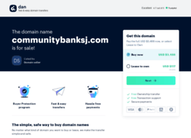 communitybanksj.com