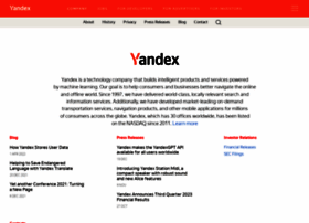 Company.yandex.com