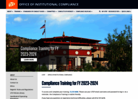 Compliance.utep.edu