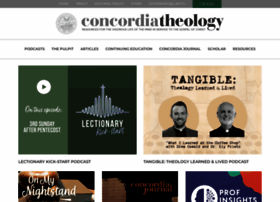 Concordiatheology.org