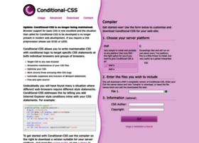 conditional-css.com