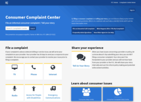 Consumercomplaints.fcc.gov