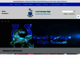 Coralspringshigh.browardschools.com