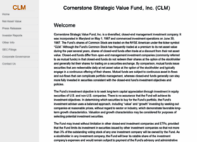 Cornerstonestrategicvaluefund.com
